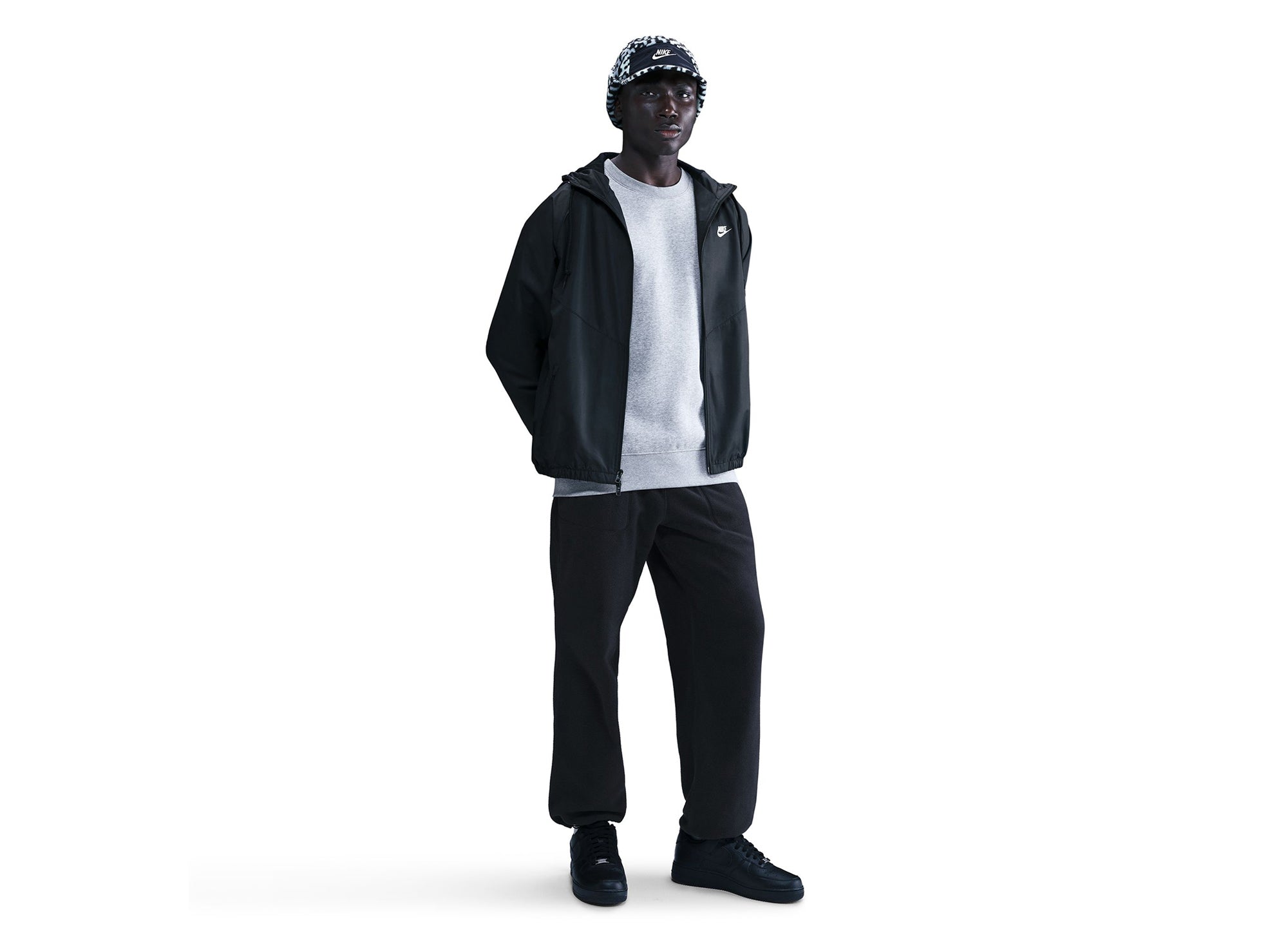 Nike Giubbino Windrunner Lined Jacket Bianco