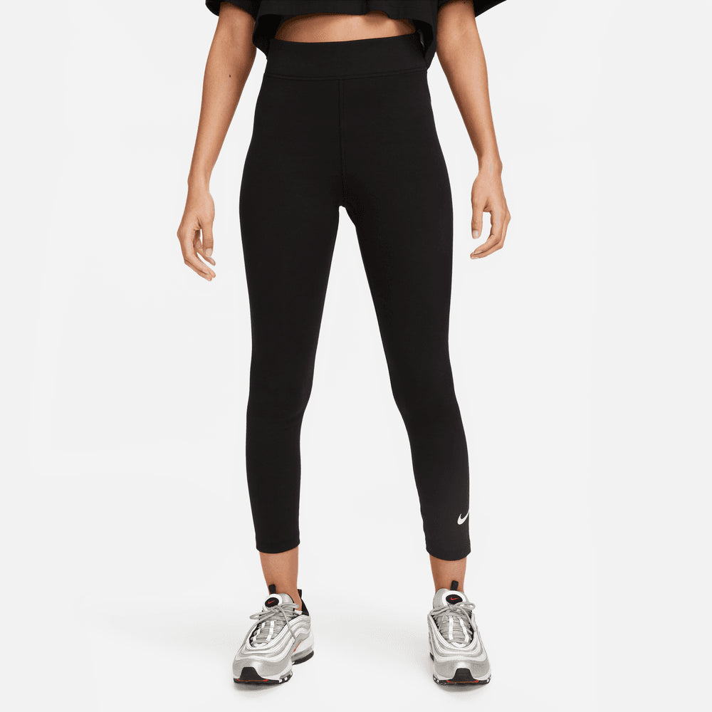Nike Leggings Sportswear Classic a Vita Alta 7/8 Bianco