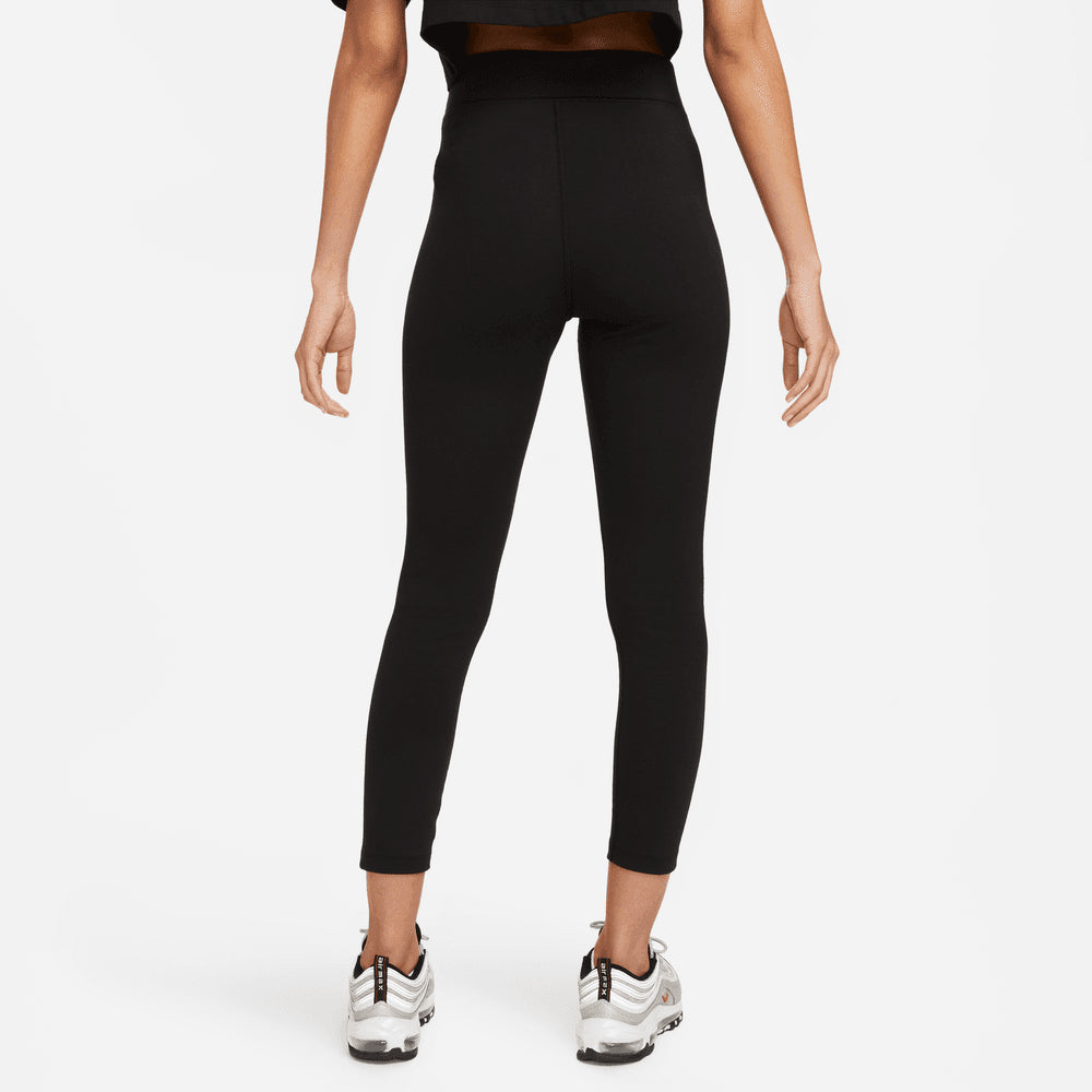 Nike Leggings Sportswear Classic a Vita Alta 7/8 Bianco