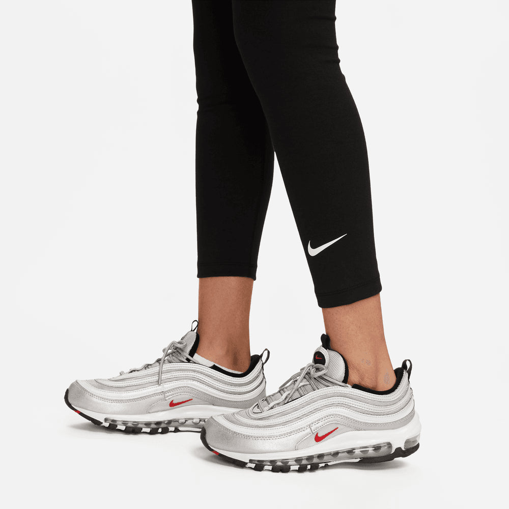 Nike Leggings Sportswear Classic a Vita Alta 7/8 Bianco