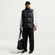 Pantaloni Club in Fleece con Orlo Aperto - Nero