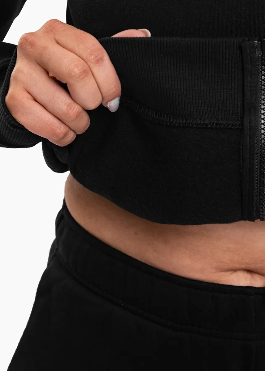 Pantaloni Park 26 Fleece (Donna) - Nero