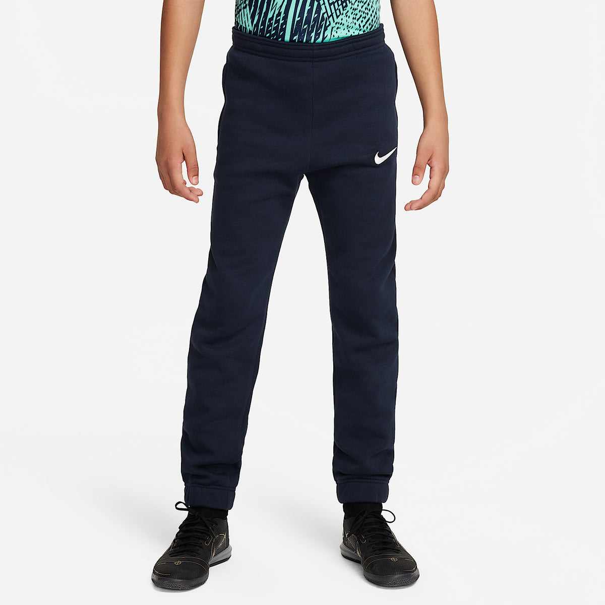 Pantaloni Park da Calcio in Fleece Junior - Blu Navy