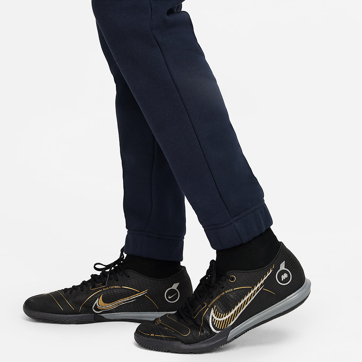 Pantaloni Park da Calcio in Fleece Junior - Blu Navy