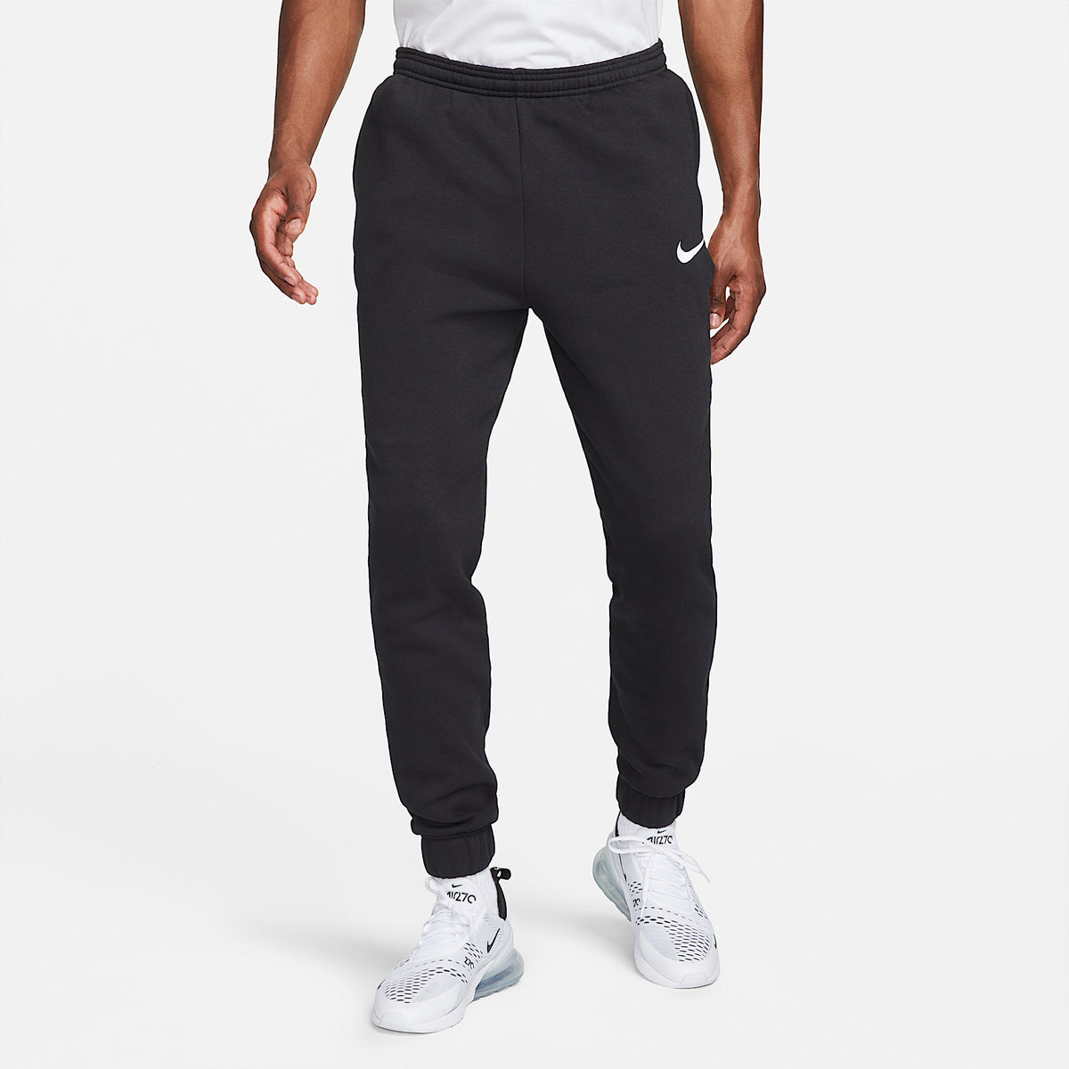 Pantaloni Park da Calcio in Fleece - Nero