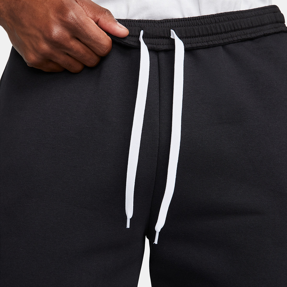 Pantaloni Park da Calcio in Fleece - Nero