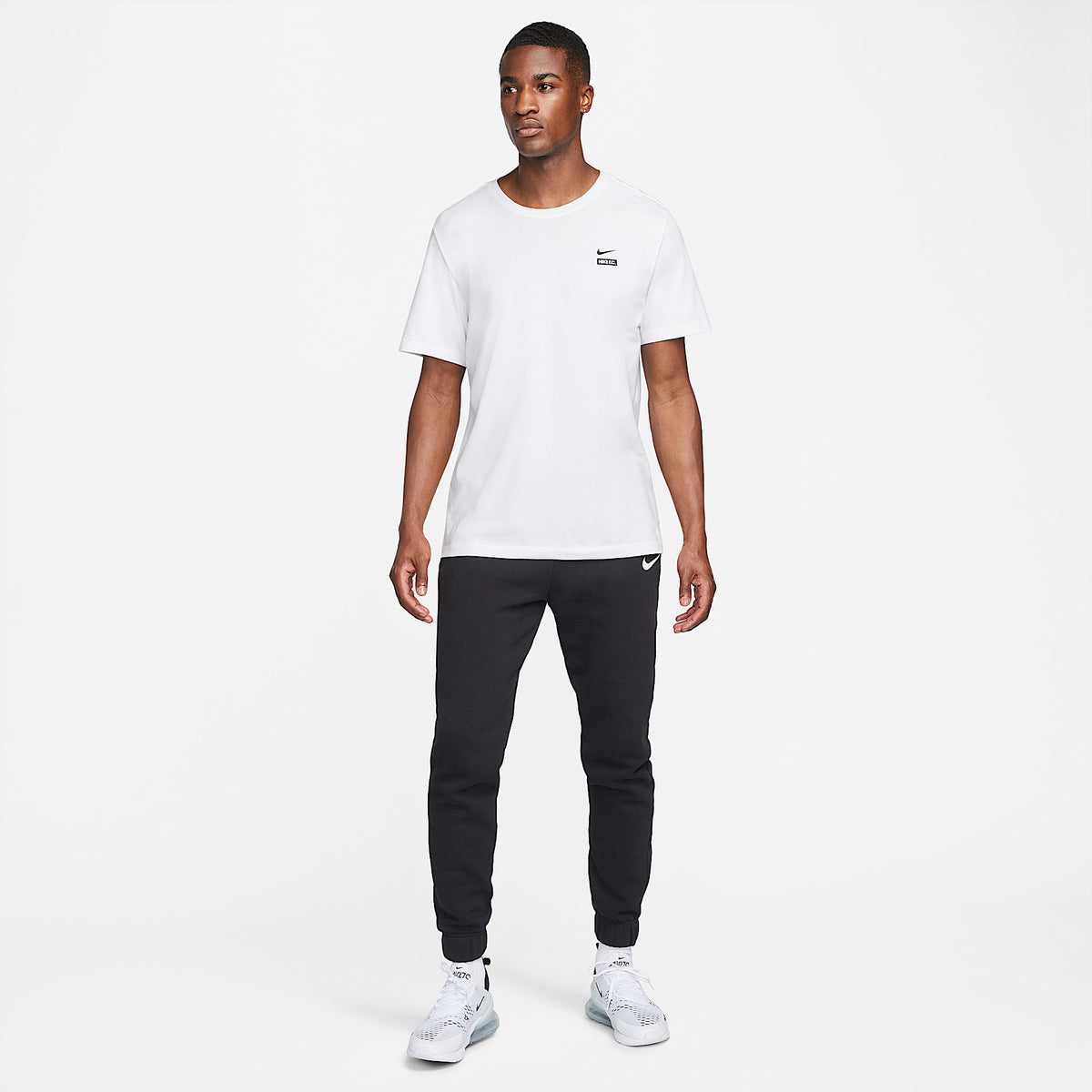 Pantaloni Park da Calcio in Fleece - Nero