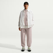 Pantaloni Studio Fleece Oversize a Vita Alta - Beige