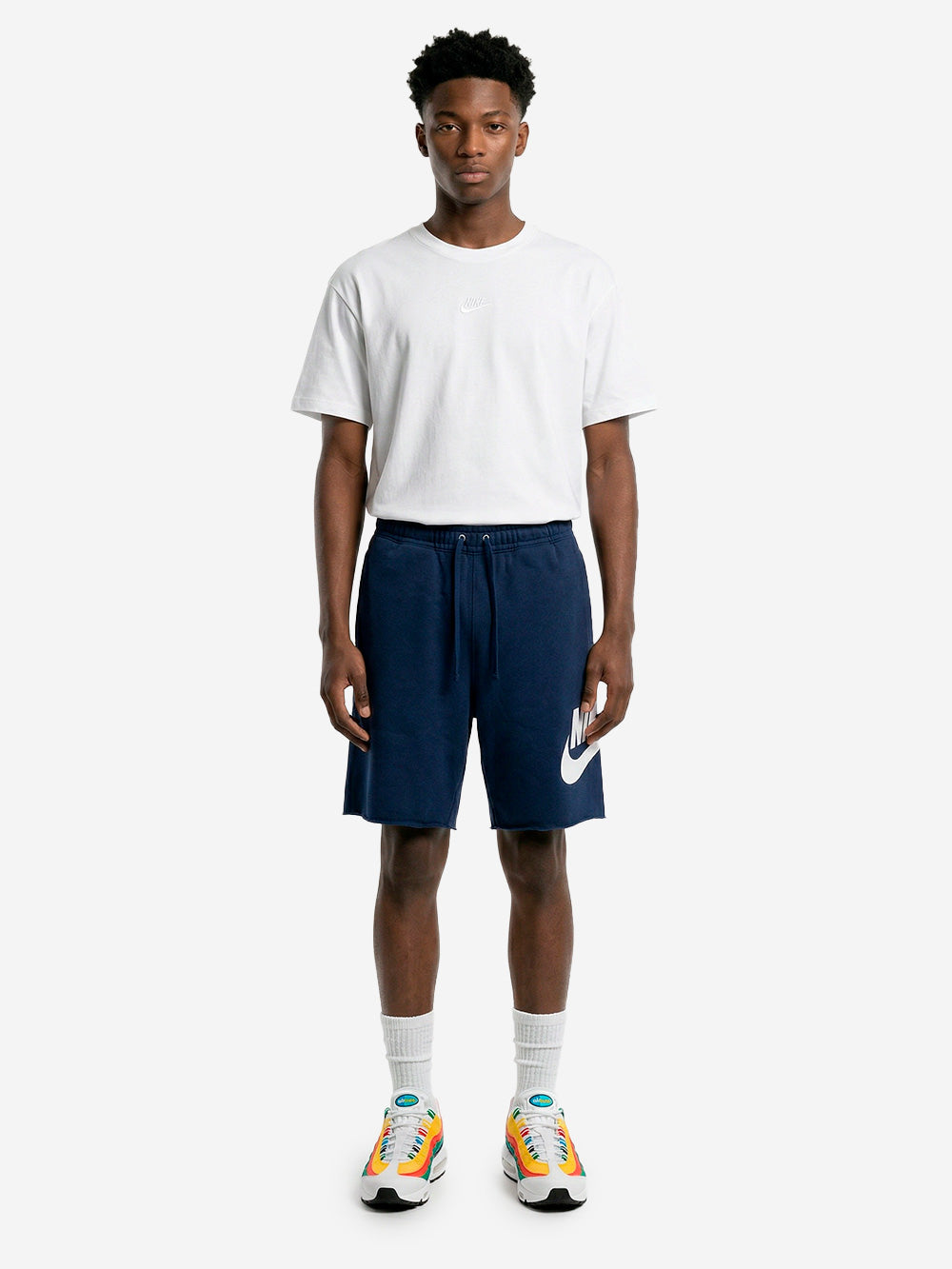 Nike Shorts Club Alumni French Terry Blu