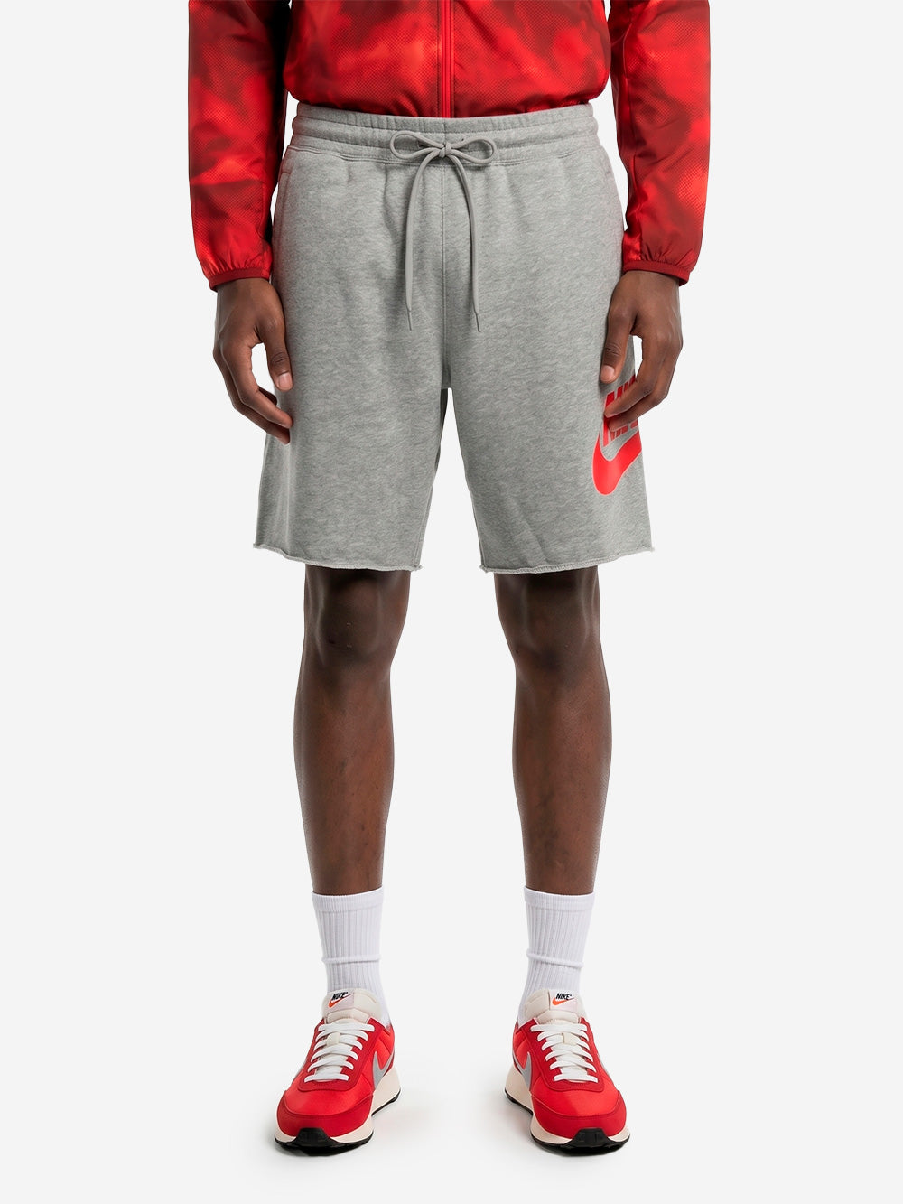 Nike Shorts Club Alumni French Terry Grigio