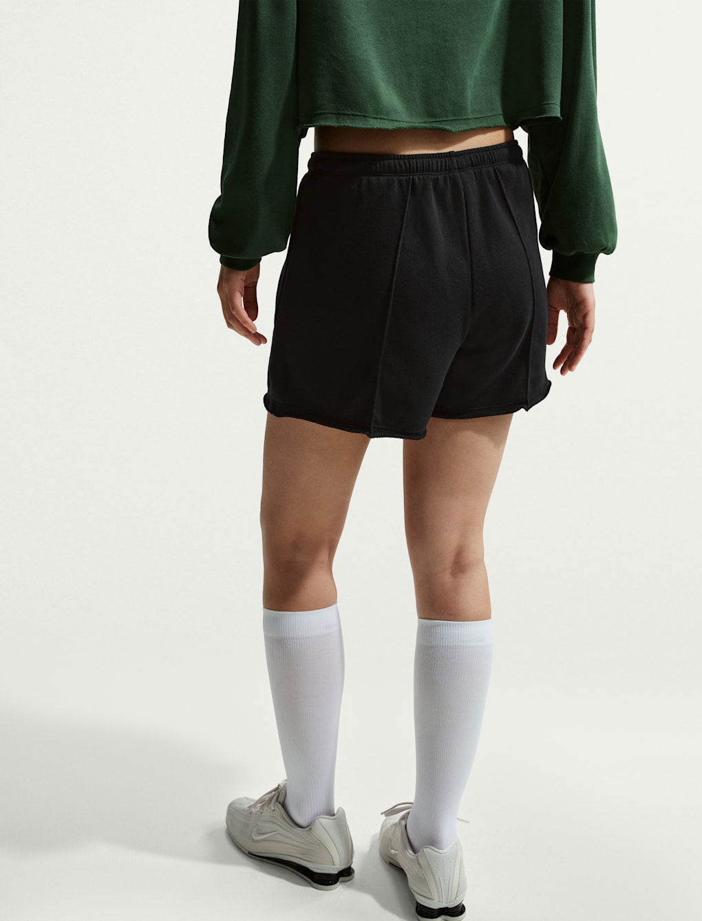 Nike Shorts Sportswear French Terry (Donna) Nero
