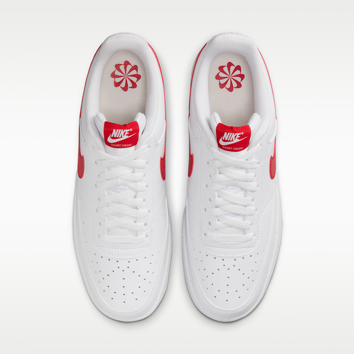 Sneakers Court Vision Low Next Nature - Bianco/Rosso