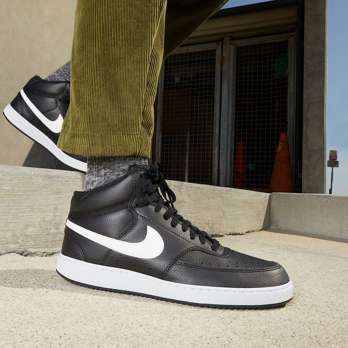 Sneakers Court Vision Mid Next Nature - Nero