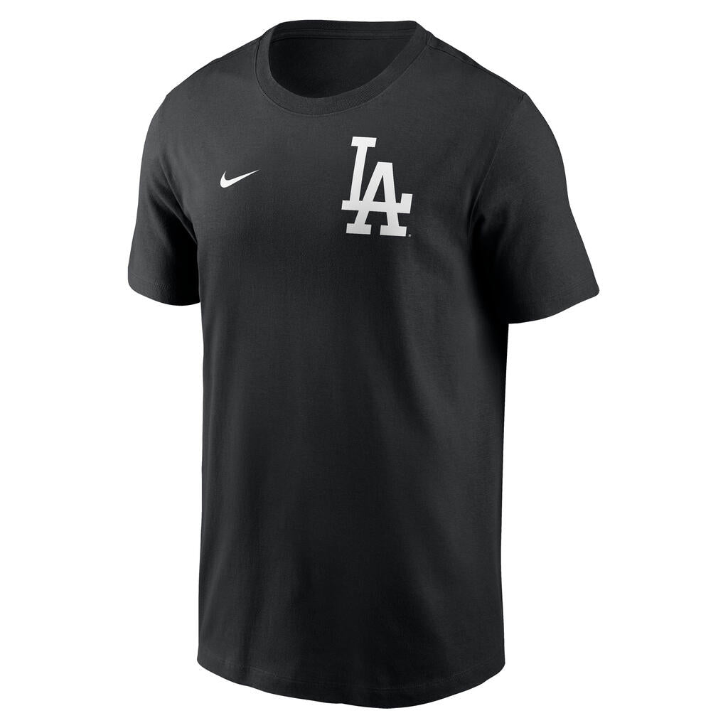 Nike T-Shirt MLB Los Angeles Dodgers 2-Hit Nero