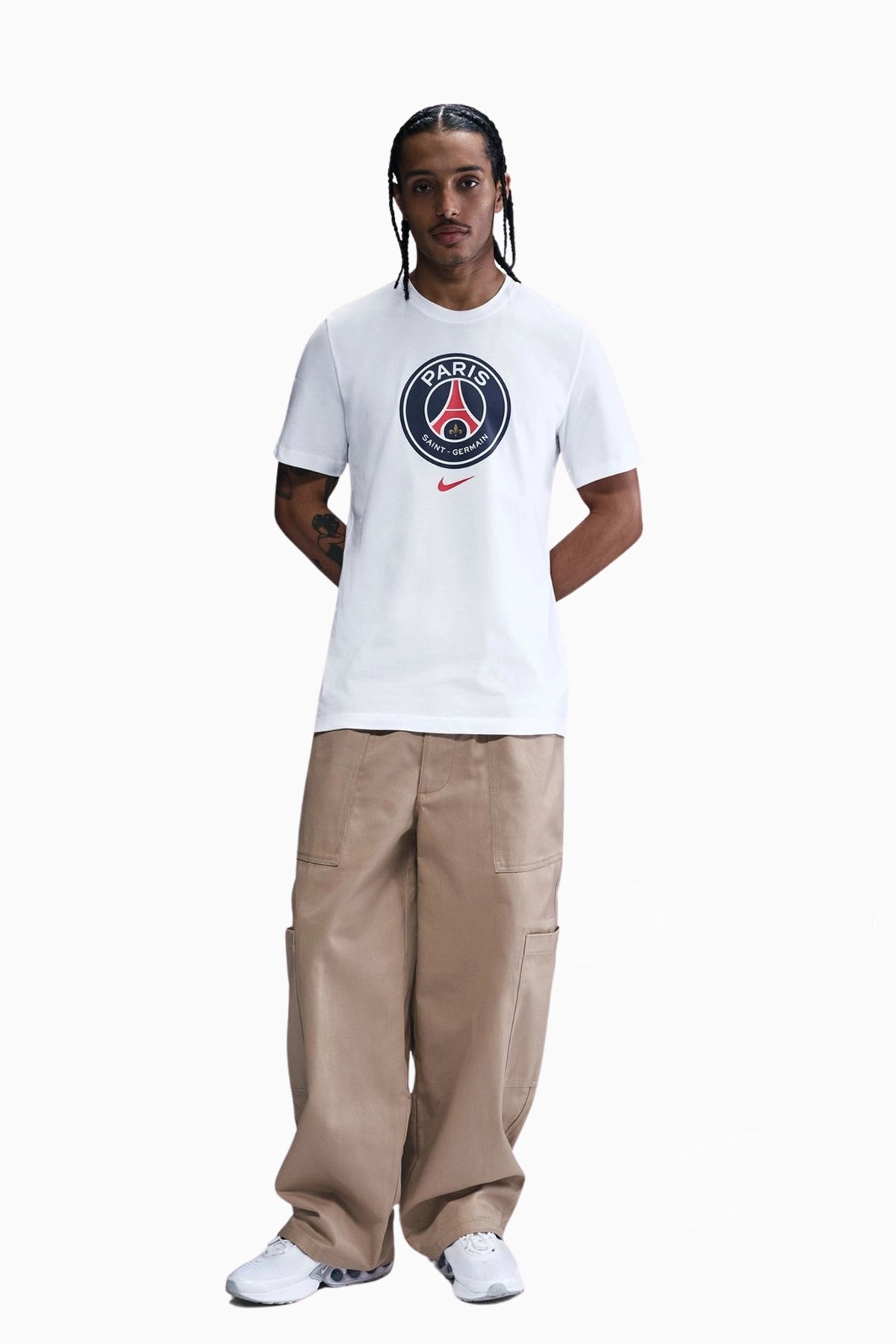 T-Shirt Paris Saint-Germain Crest - Bianco