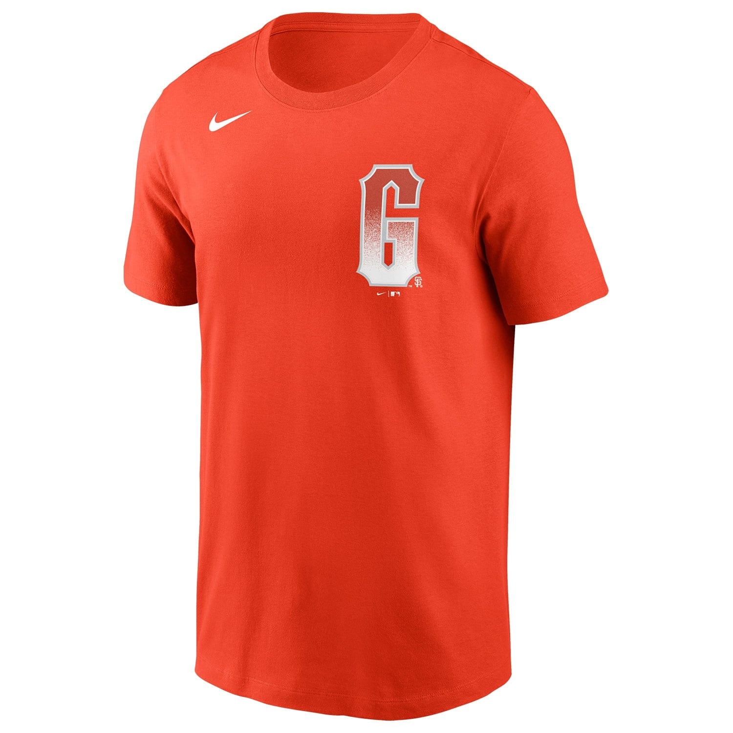 Nike T-Shirt San Francisco Giants City Connect Wordmark Arancione