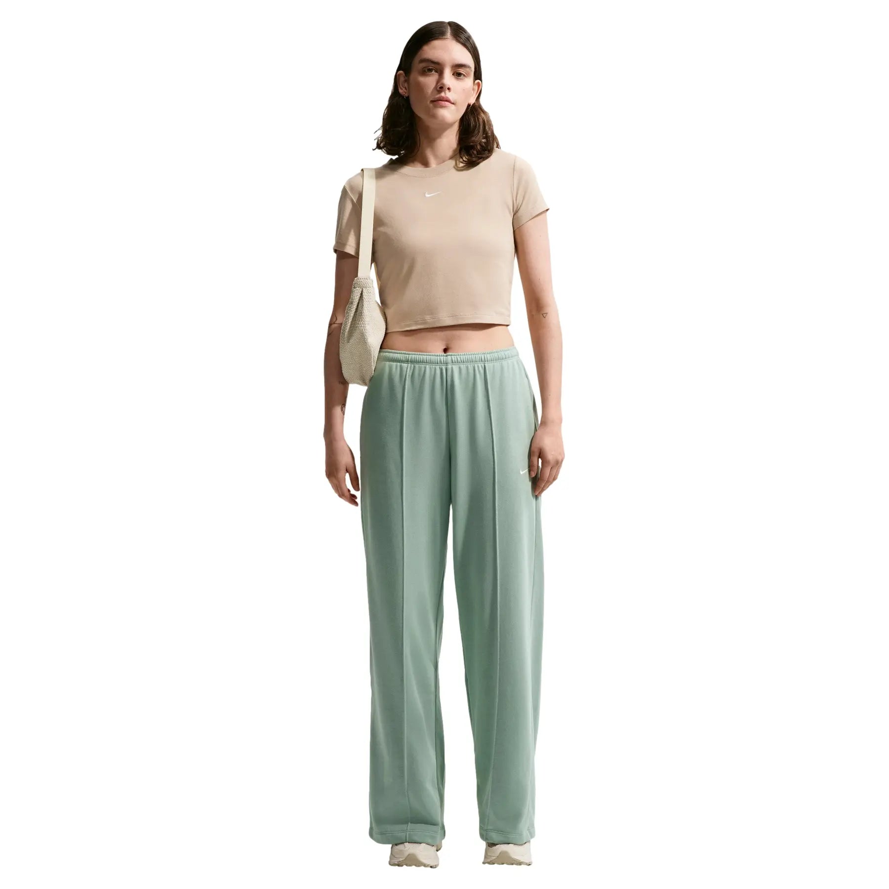 Nike T-Shirt Sportswear Chill Knit Crop Bianco