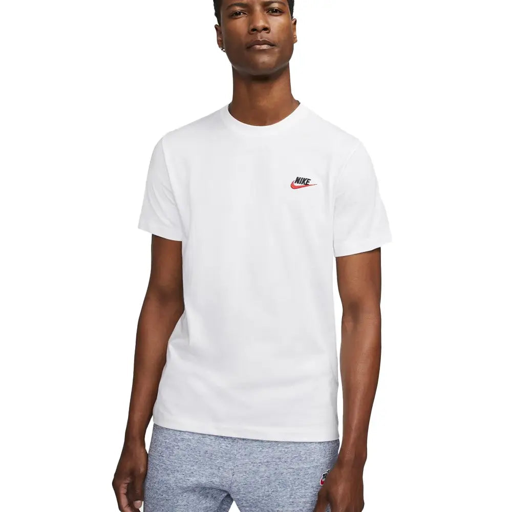 Nike T-Shirt Sportswear Club Bianco