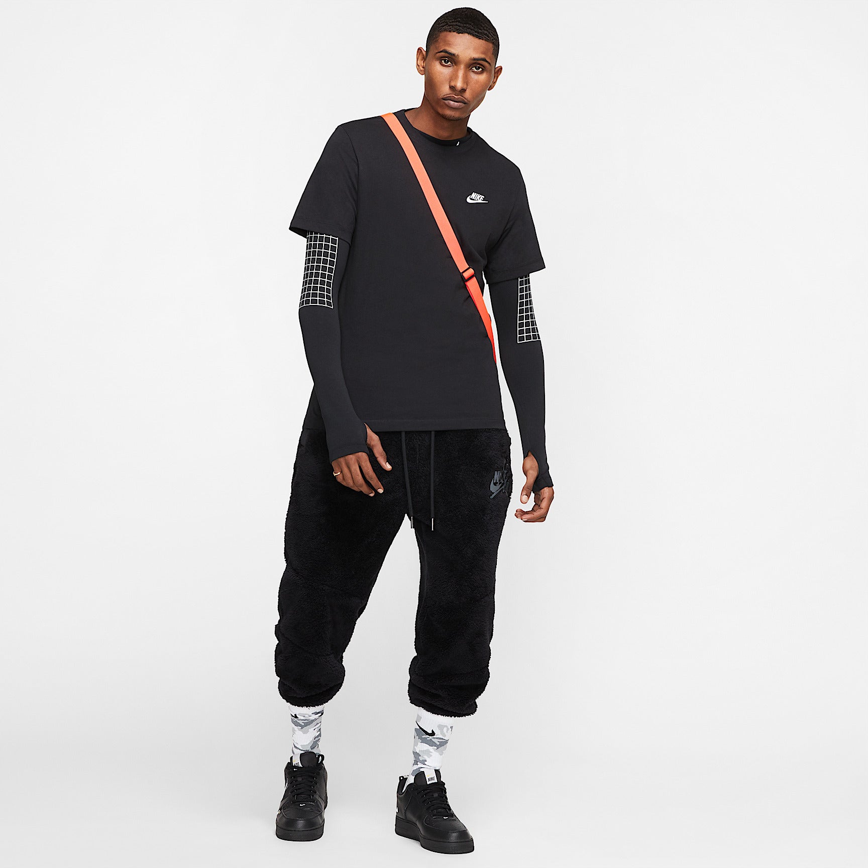 T-Shirt Sportswear Club - Nero