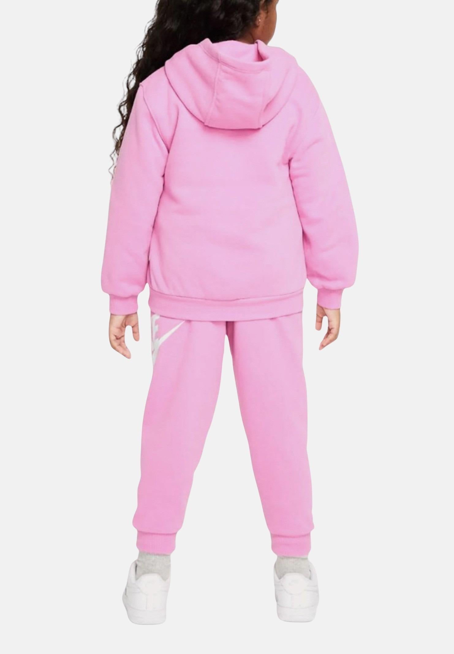 Nike Tuta Club Fleece Bambina Rosa