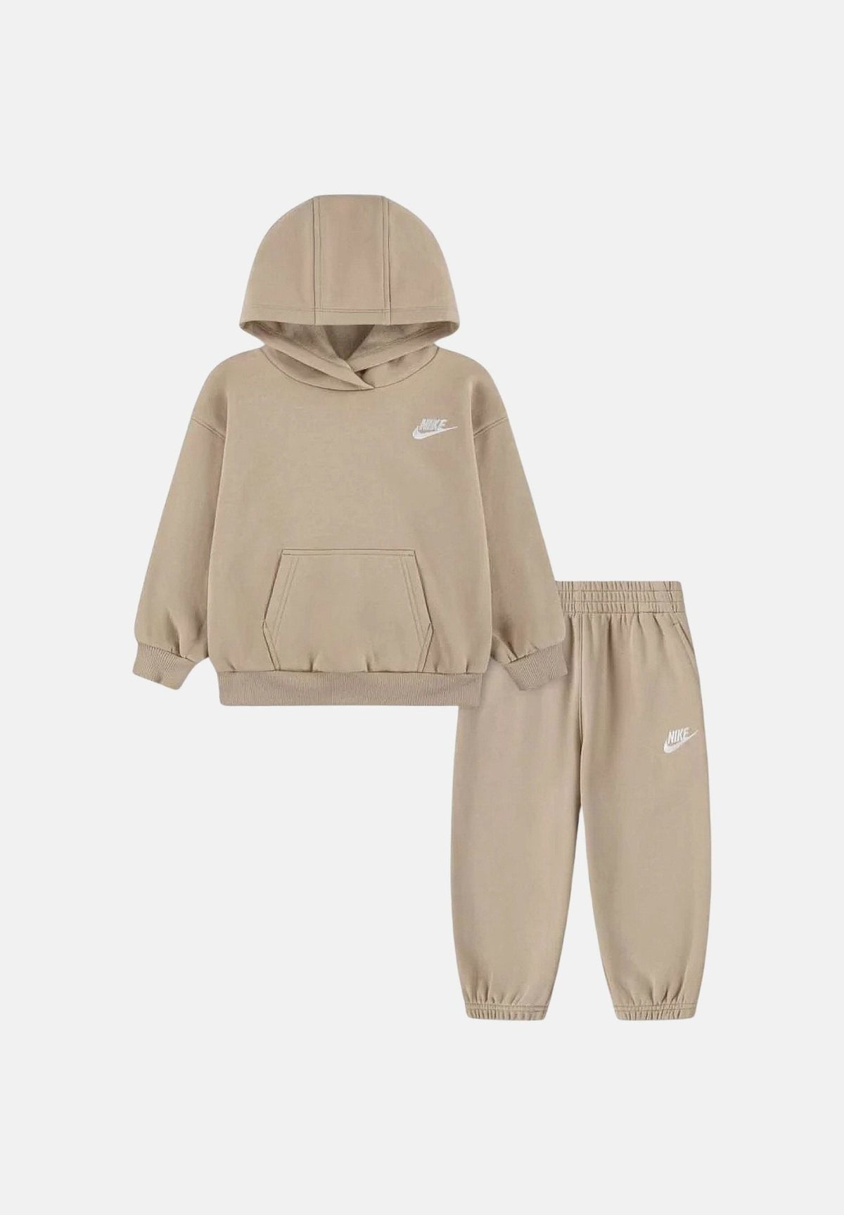 Tuta Club Fleece Oversize 2 Pezzi Baby - Beige