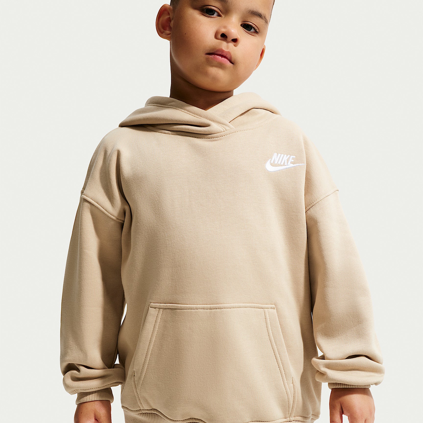 Tuta Club Fleece Oversize 2 Pezzi - Beige