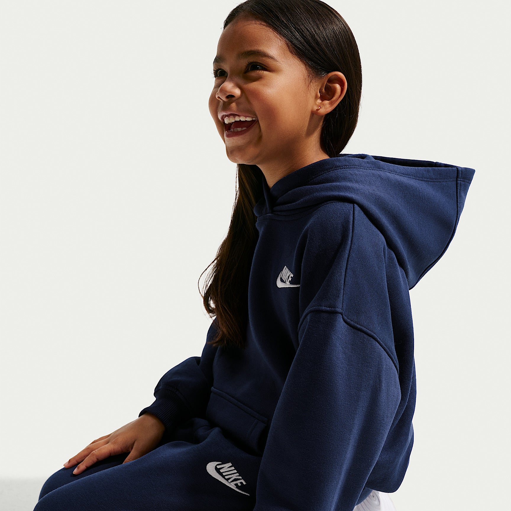 Tuta Club Fleece Oversize 2 Pezzi - Blu Navy