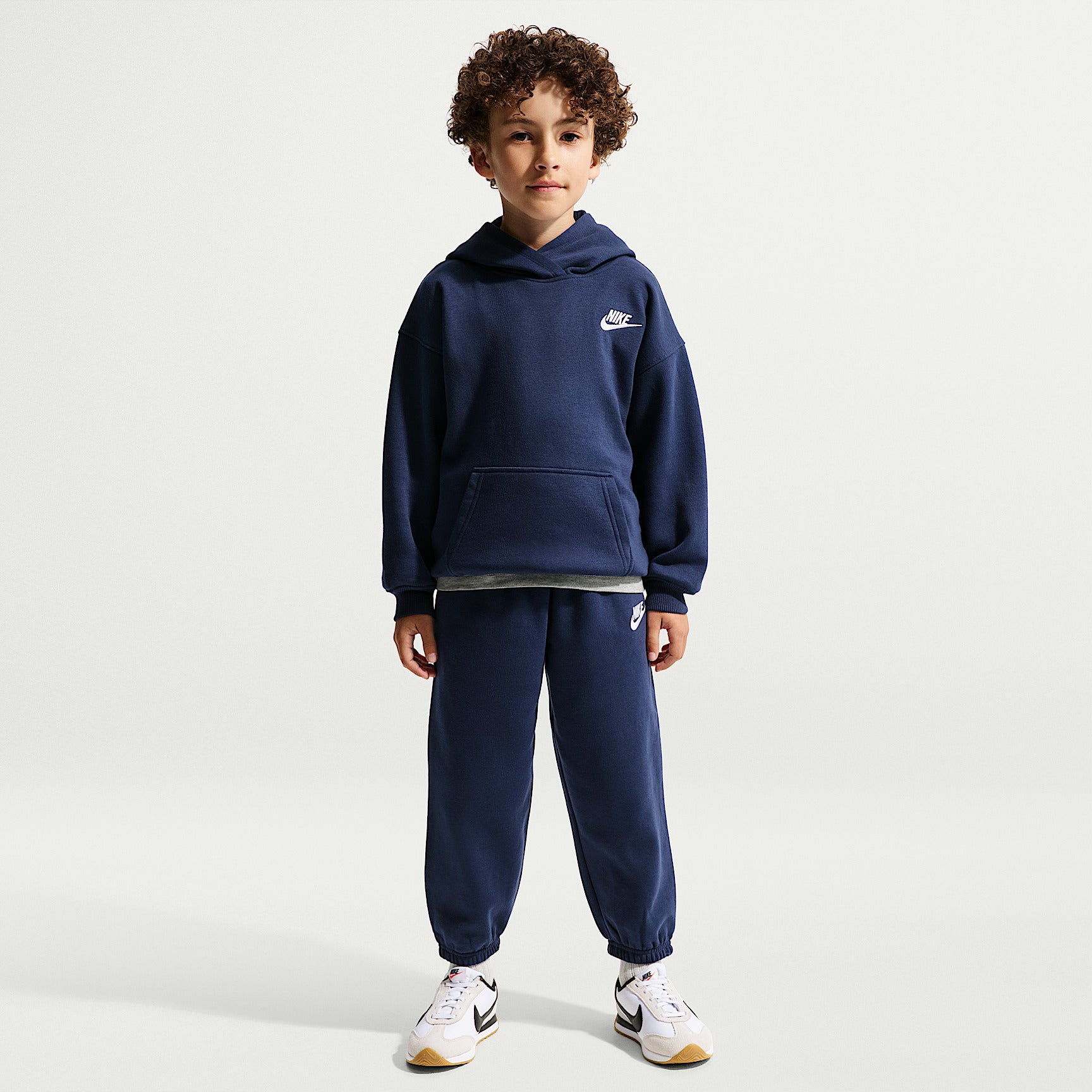 Tuta Club Fleece Oversize 2 Pezzi - Blu Navy