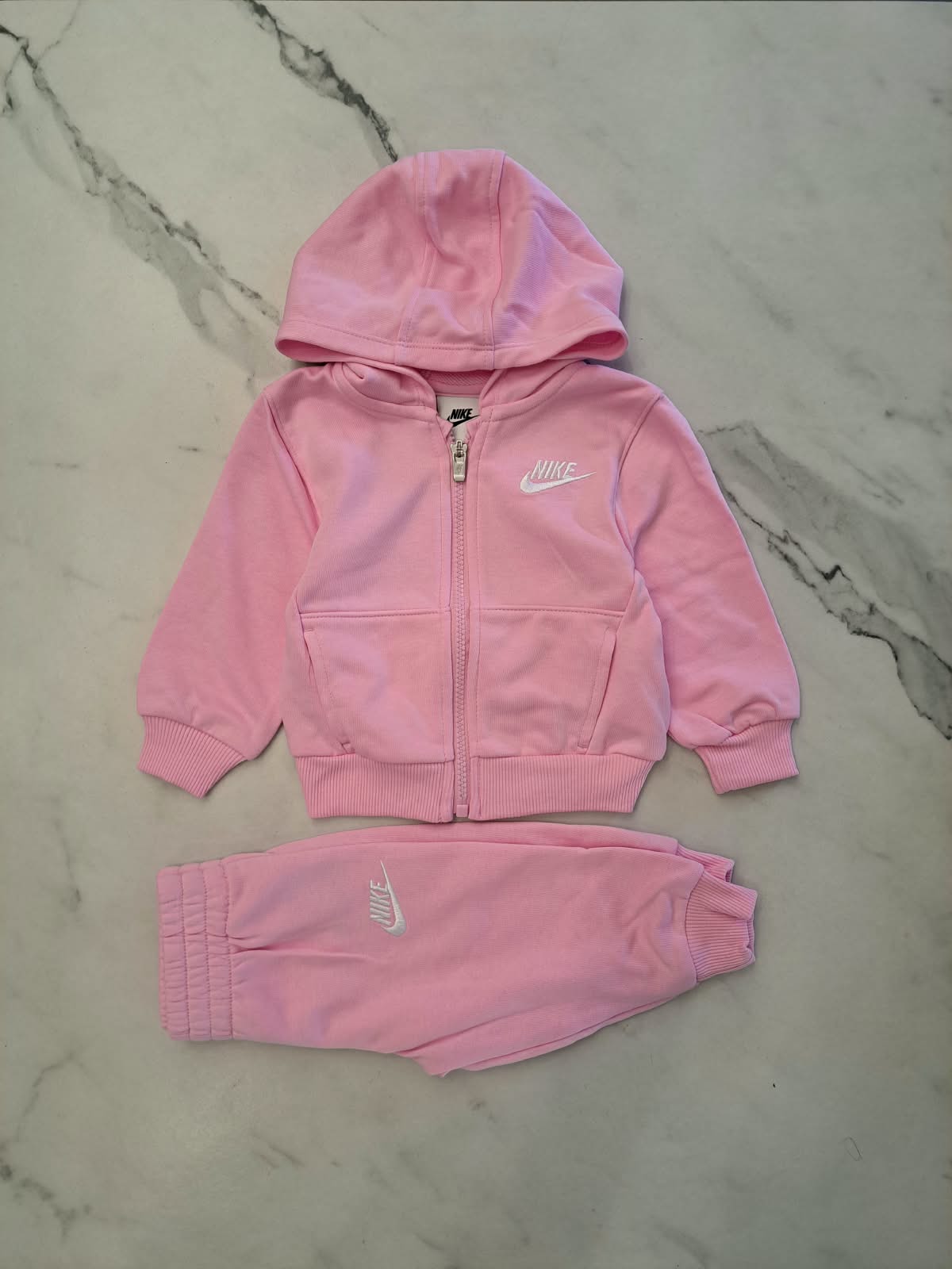 Tuta Club Infant in Felpa Garzata - Rosa
