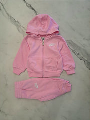 Tuta Club Infant in Felpa Garzata - Rosa