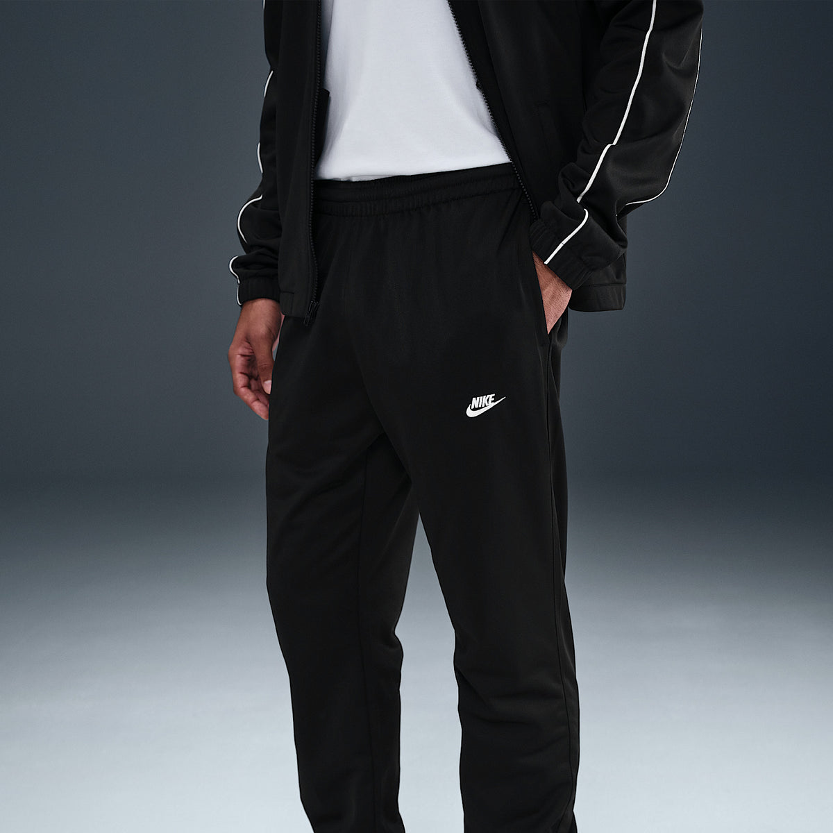 Tuta Sportswear Club in Maglia - Nero