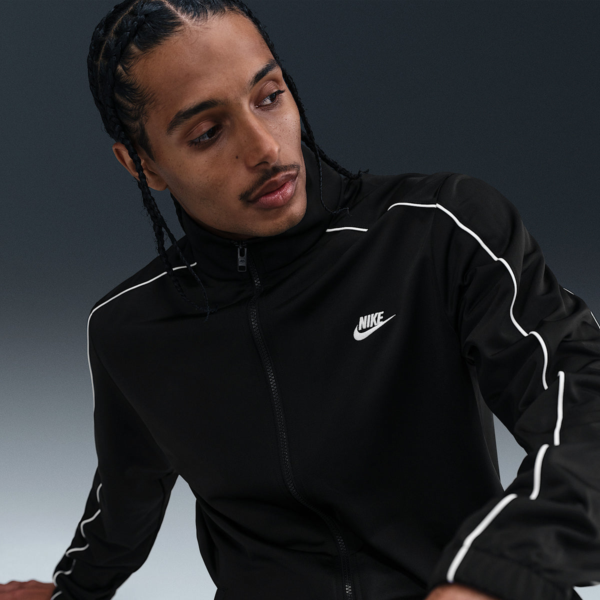 Tuta Sportswear Club in Maglia - Nero