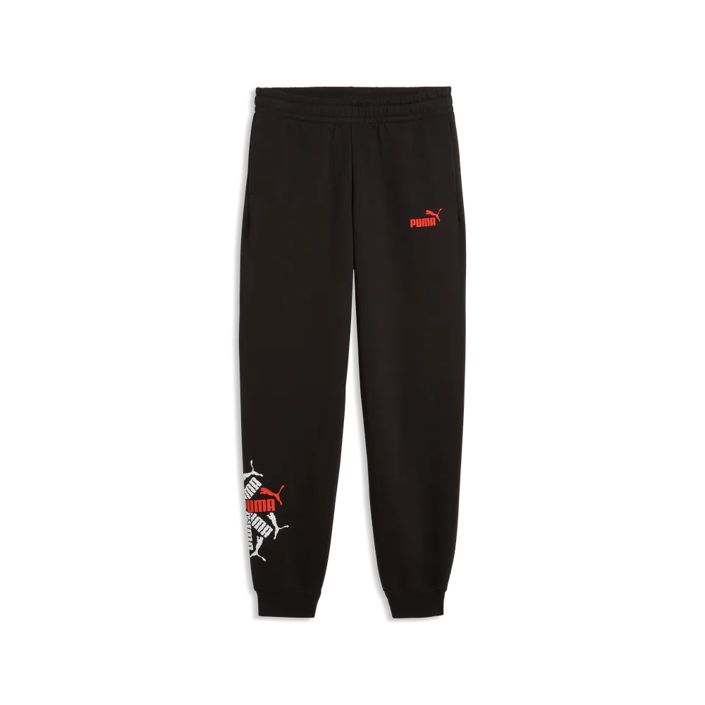 Pantaloni Essentials Logo Lab Brand Sweatpants Fleece Boys - Nero