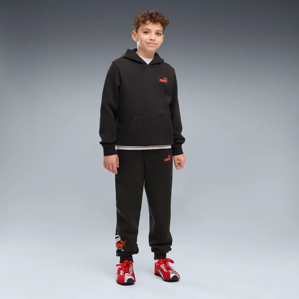 Pantaloni Essentials Logo Lab Brand Sweatpants Fleece Boys - Nero
