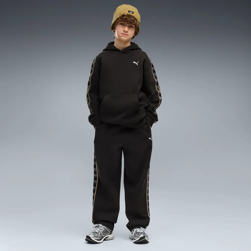 Pantaloni Essentials Elevated Tape Relaxed Sweatpants Fleece Boys - Nero