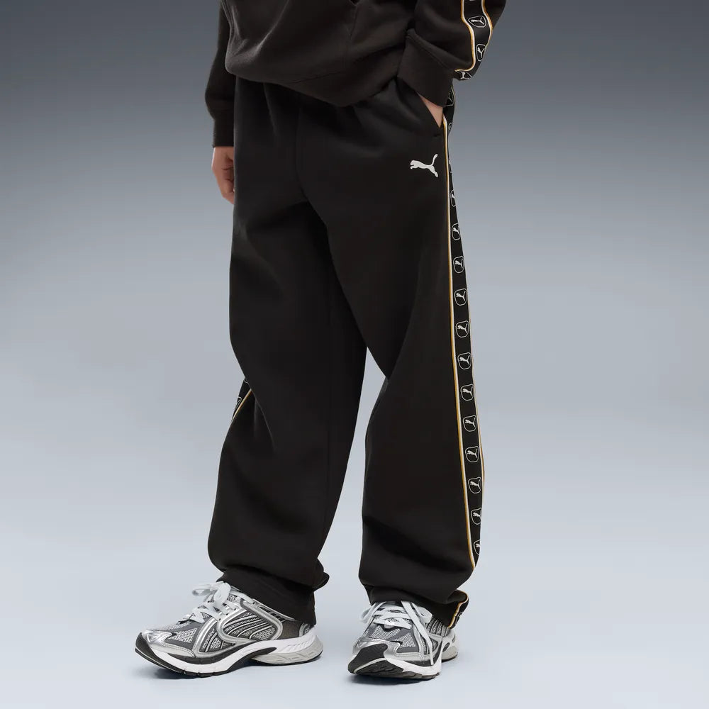 Pantaloni Essentials Elevated Tape Relaxed Sweatpants Fleece Boys - Nero