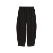 Pantaloni Essentials Relaxed Barrel Leg Pants Fleece - Nero
