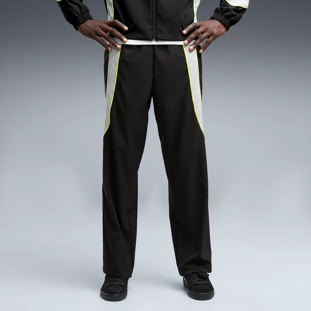 Pantaloni sportivi Borussia Dortmund PUMATECH-X dal taglio rilassato da uomo - Nero