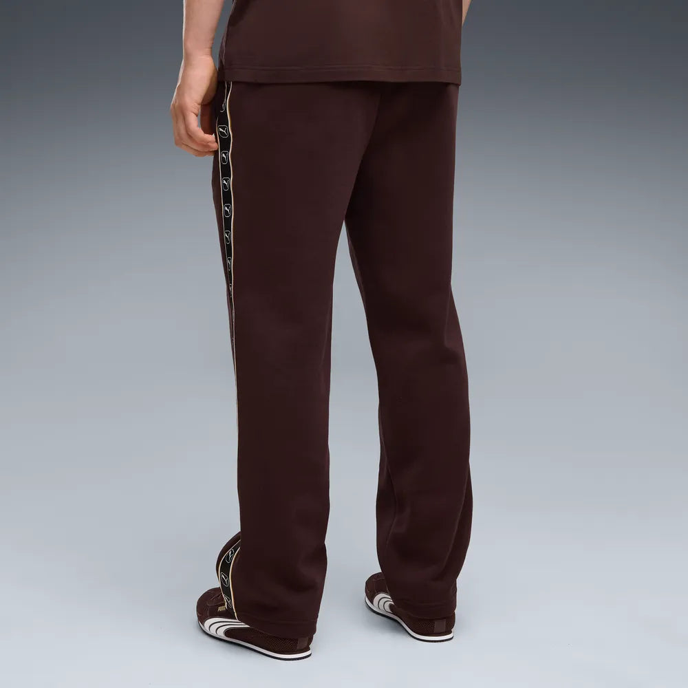 Pantaloni Essentials Elevated Tape dal taglio morbido da uomo - Marrone Cioccolato