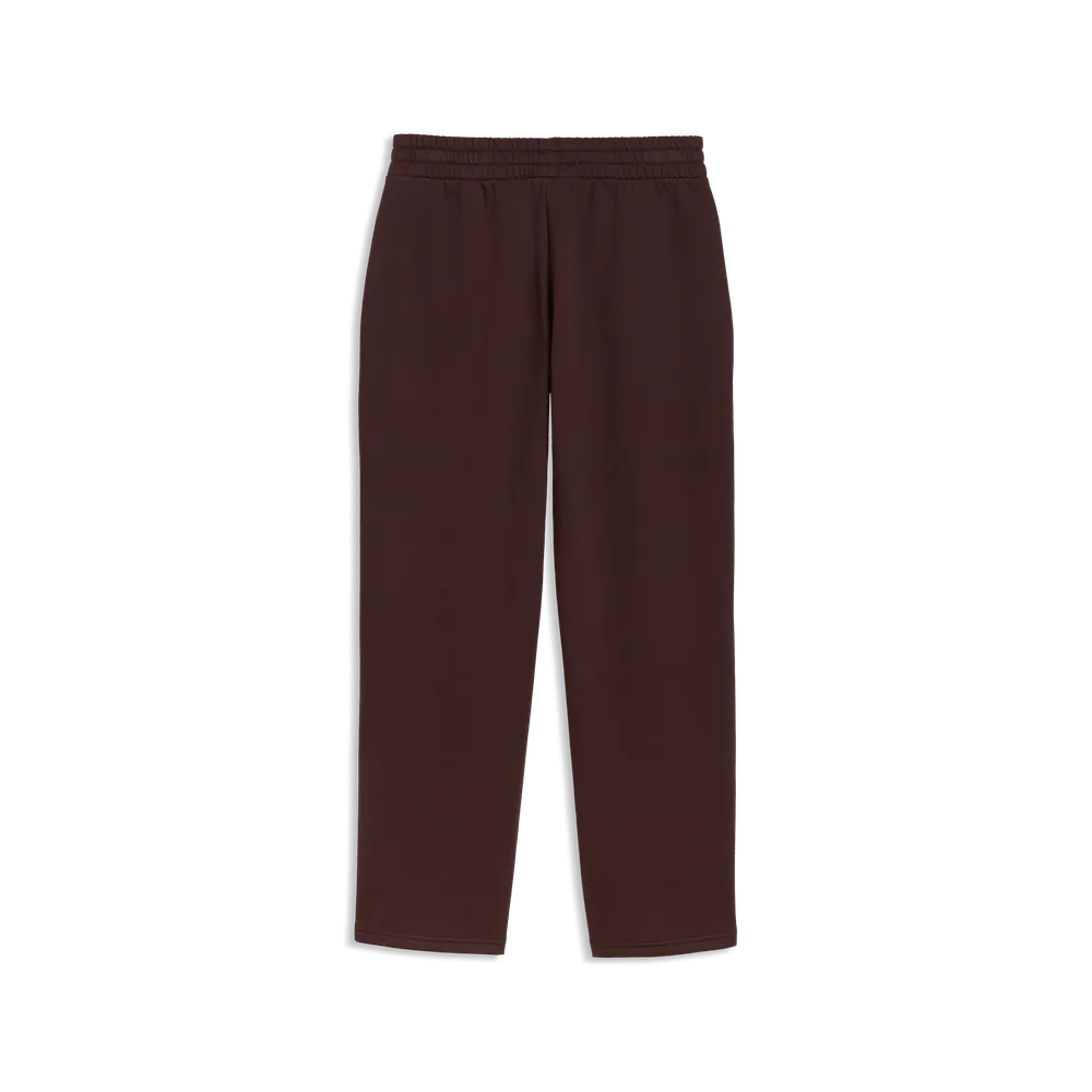 Pantaloni Essentials Sequins in morbido pile da donna - Marrone Cioccolato