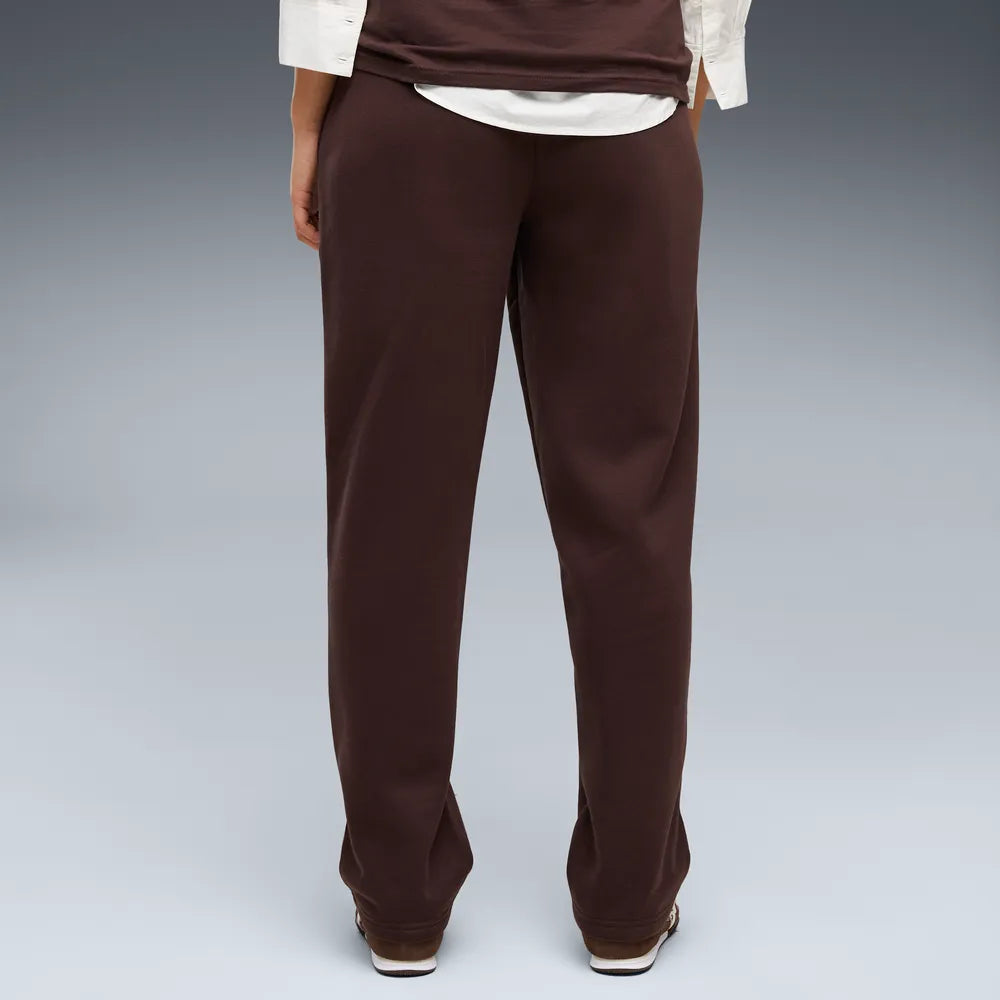 Pantaloni Essentials Sequins in morbido pile da donna - Marrone Cioccolato
