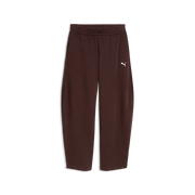 Pantaloni Essentials Relaxed Barrel Leg Pants Fleece - Marrone Cioccolato