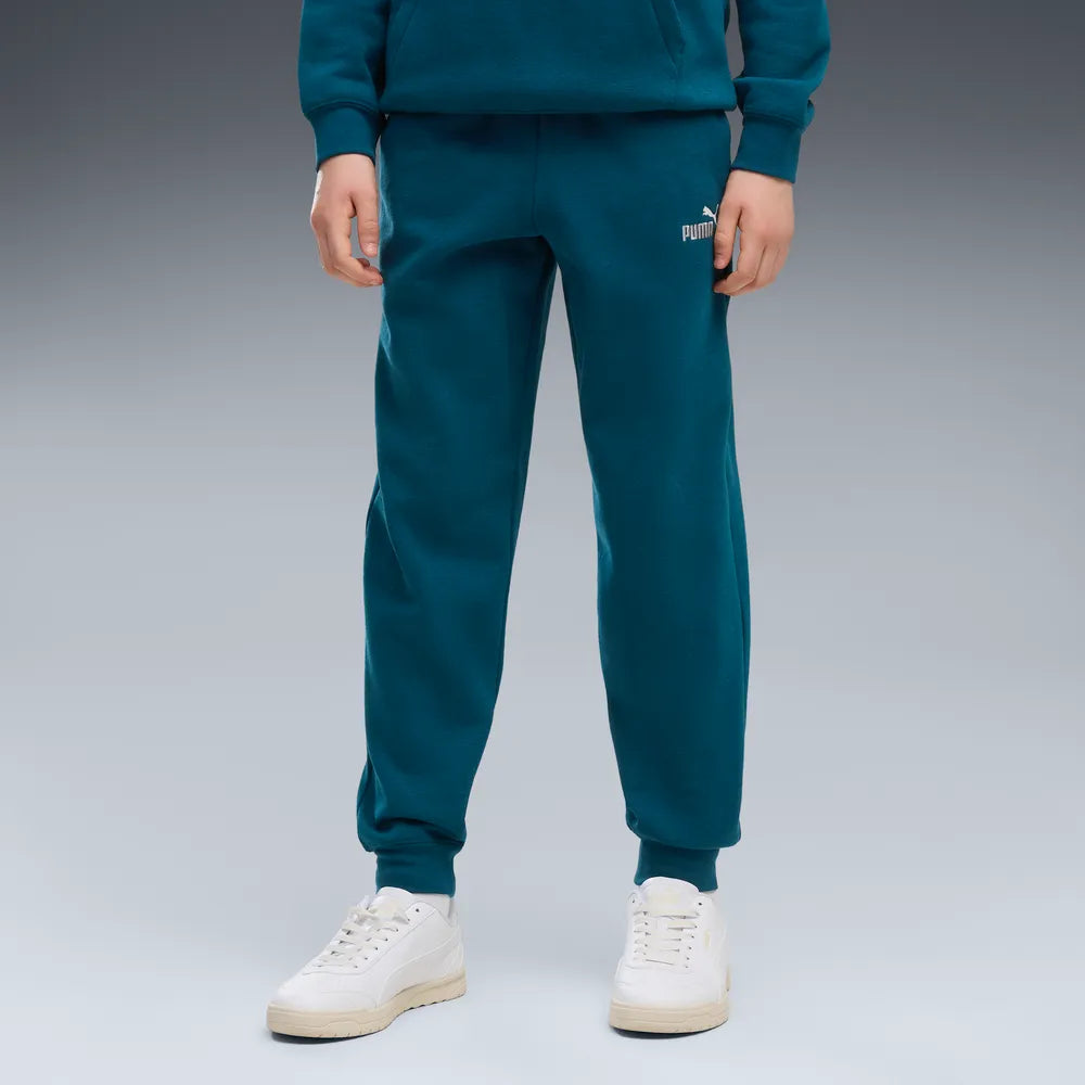 Pantaloni Essentials 2 Color No.1 Logo Sweatpants Fleece Boys - Verde Petrolio