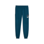 Pantaloni della tuta in pile PUMA Sport Logo Play da uomo - Verde Petrolio