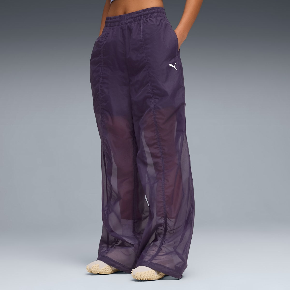 Puma Dare TO Woven Pants - Deep Plum