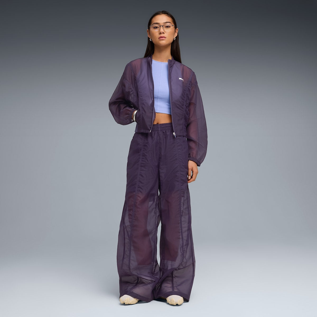 Puma Dare TO Woven Pants - Deep Plum