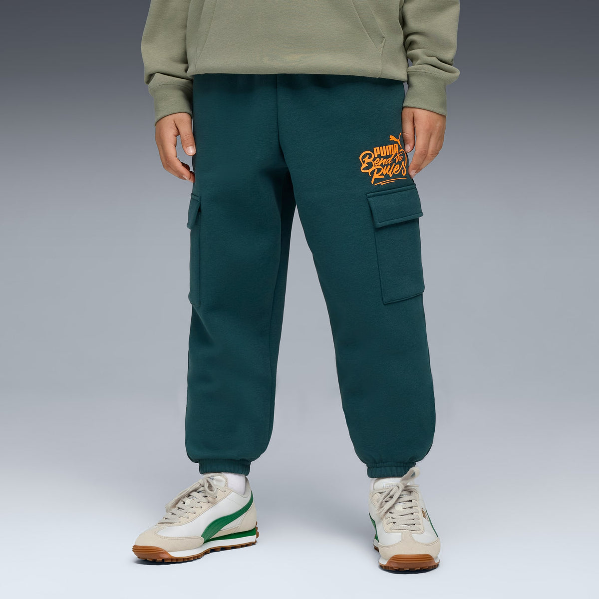 Tuta stile cargo MID90s per ragazzi - Verde