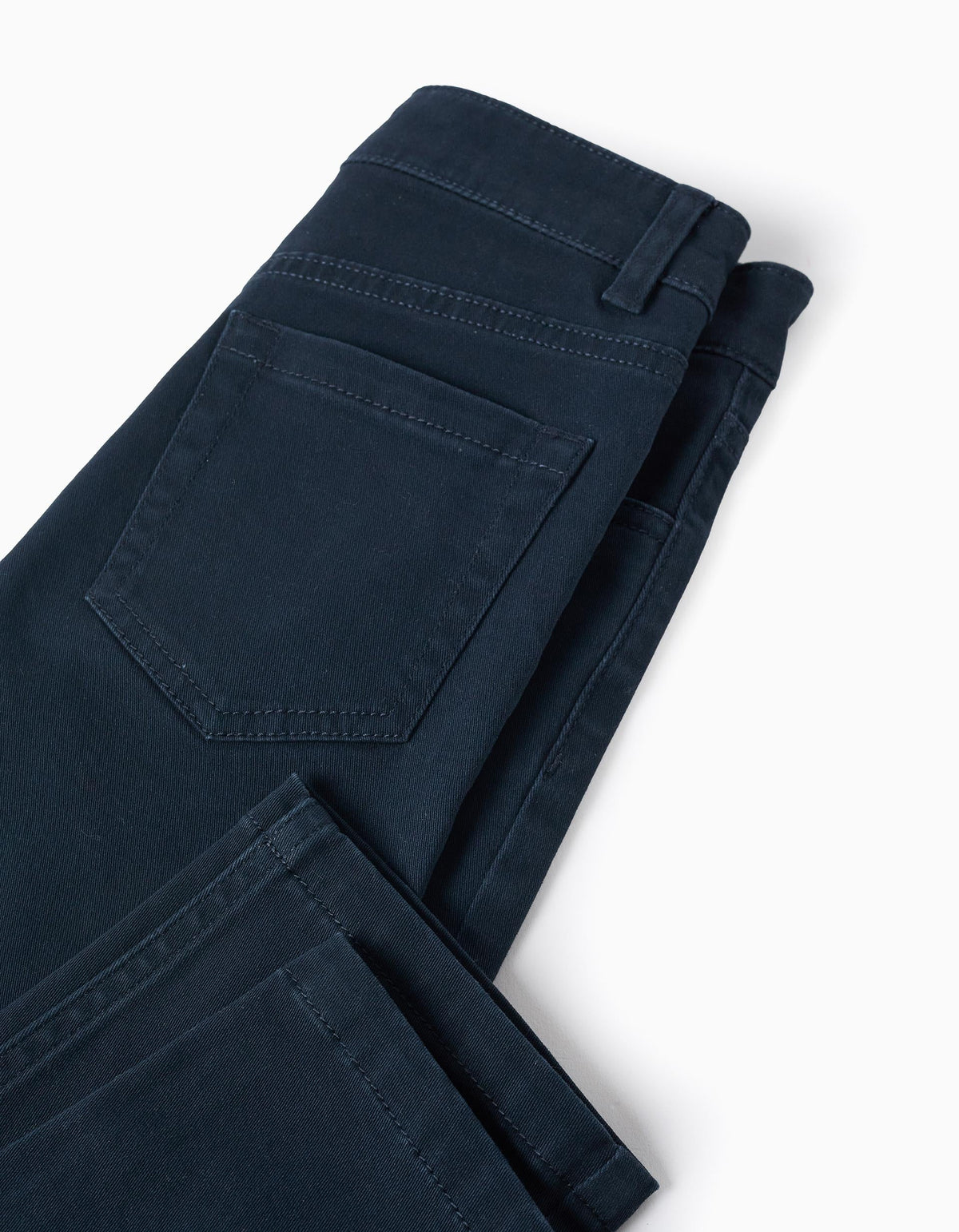Zippy Pantaloni in Twill Slim Bambino - Blu Notte