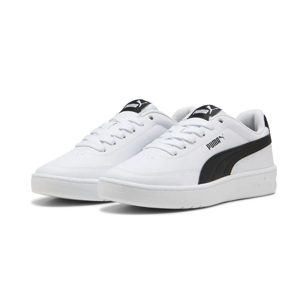Court Classic Clean Jr - Bianco / Nero