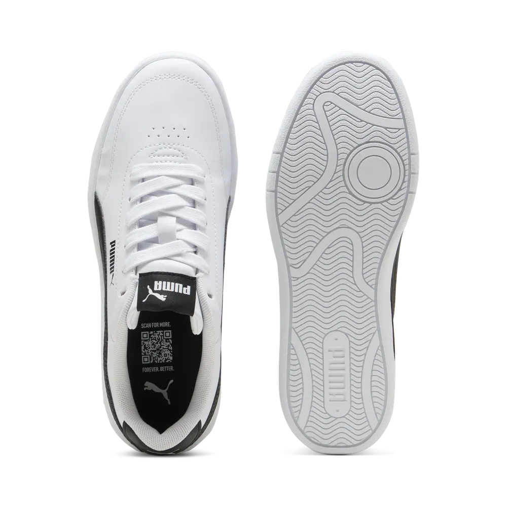Court Classic Clean Jr - Bianco / Nero